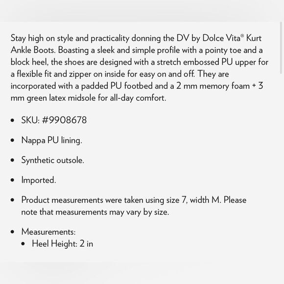 DV By Dolce Vita Kurt Boots NEW! - Picture 8 of 8